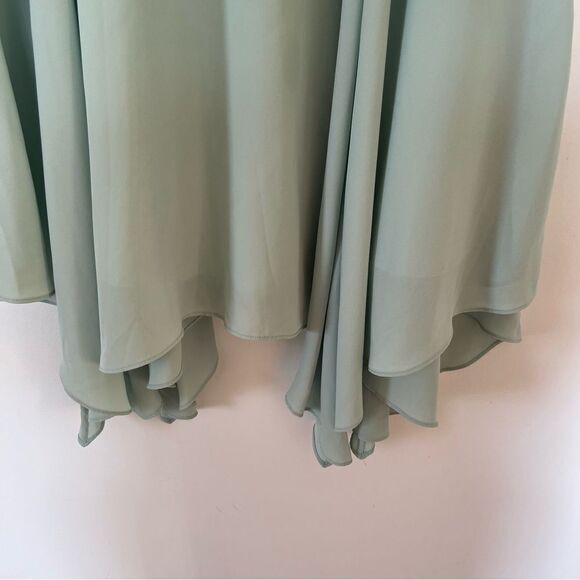 Banana Republic Mint Green Hankerchief Circle Skirt - Picture 10 of 10